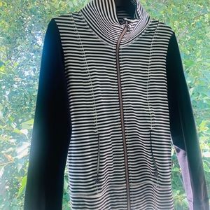 lululemon striped zip up jacket